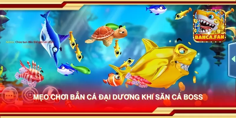 Mẹo chơi bắn cá đại dương khi săn cá boss